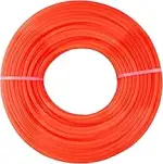 CON:P Trimmerfaden 2,4 mm x 25 m - Ersatz-Faden für Rasentrimmer-Spulen - Runder Querschnitt - ro...
