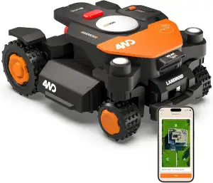 WORX Landroid Vision Cloud WR341E 4WD Mähroboter ohne Begrenzungskabel für 1000 