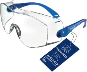 Dräger Schutzbrille X-pect 8120 | Einstellbare Überbrille auch für Brillenträger