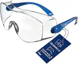 Dräger Schutzbrille X-pect 8120 | Einstellbare Überbrille auch für Brillenträger