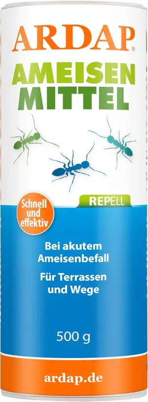 ARDAP Repell Ameisenmittel 500g - Ameisenpulver - Ameisenstreumittel - Mittel ge