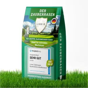 Rasensamen schnellkeimend – Zauberrasen 10 kg für 500 m² schnell wachsender Rase
