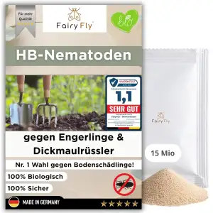 HB Nematoden gegen Dickmaulrüssler & Engerlinge - 15 Mio Nützlinge für 30 m² Sch