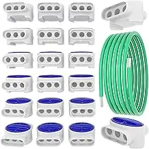 Kabelverbinder für Mähroboter - 20x Verbindungsklemmen + 1m Kabel – praktisches 