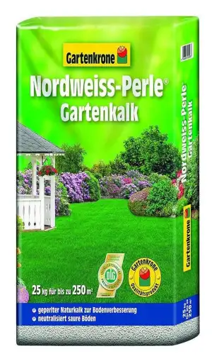 Gartenkalk Original Nord-Weiss Perle 25 Kg Gartenkrone