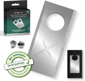 Mähroboter Ersatzmesser Set [9st] Kompatibel mit Honda Miimo Modelle Rasenmäher 
