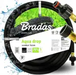 Bradas GARDEN CARE – Bewässerungsschlauch AQUA DROP 1/2 Zoll 7,5 m - Perlschlauch - Tropfschlauch Bewässerung - Gartenschlauch Flexibel - Gartenbewaesserung Schlauch - Bewässerungssystem