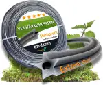 Trimmerfaden mit Verstärkung - 2mm x 50m Vorsicht - extrem scharf - (Sternprofil) Freischneider Faden Universell - Mähfaden für Motorsense - Ersatzfaden für Rasentrimmer - Nylonfaden