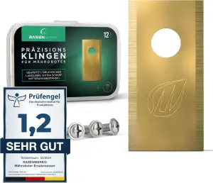 Hochwertige Mähroboter Messer mit passenden Schrauben - Universal Ersatzklingen 