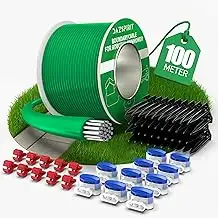 100m Begrenzungskabel Mähroboter + 50 Erdnägel + 10 Kabelverbinder + 10 Anschlus