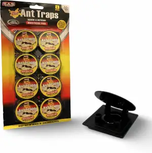 8X Ameisenköderdose - große Ameisenköder - Ameisenfalle ungiftige Klebefalle ohn
