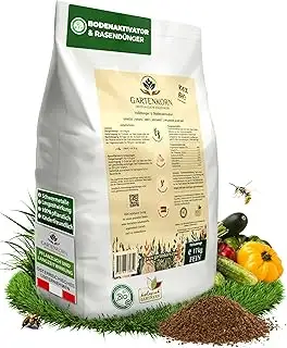 Bio Bodenaktivator & Rasendünger [17 kg/130-170 m²]– Bodenaktivator für Pflanzen & Gemüse, Bodenverb