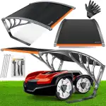 KESSER® Mähroboter Garage Dach Carport Überdachung für Rasenmäher Rasenroboter Automower Garten W...