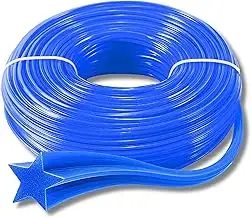 Trimmerfaden Nylon - 2,0 mm x 100 m (Sternprofil) - Mähfaden für Akku-Rasentrimm