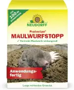 Neudorff Protectan MaulwurfStopp – Vertreibt Maulwürfe wirkungsvoll mit speziellen Duftstoffen für eine Sofort- und Langzeitwirkung, 200 g