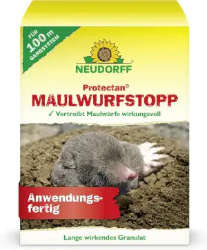 Neudorff Protectan MaulwurfStopp – Vertreibt Maulwürfe wirkungsvoll mit speziell
