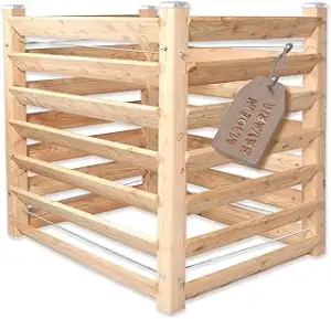 Gartenwelt Riegelsberger Moderner Komposter Single ca. 100x100 cm Höhe 100 cm au