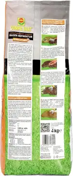 Compo SAAT® Rasen-Reparatur Komplett Mix+ 4 kg (Packung mit 2)