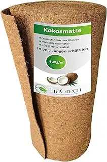 EraGreen® Kokosmatte aus 100% Kokosfasern - 1 m x 2 m mit 800g/m²- Winterschutz 