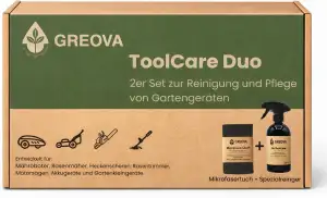 2er Set zur Reinigung & Pflege von Mährobotern & Gartengeräten – Premium Reinige
