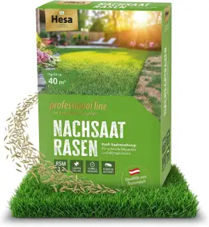 Hesa Nachsaatrasen Professional Line, 1 kg für 40 m², RSM 3.2, schnellkeimende P