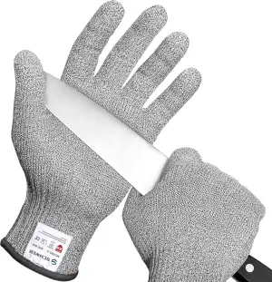Schwer SlicePro (Level A9/F) Schnittfeste Handschuhe,PFAS Frei,zuverlässige Schn