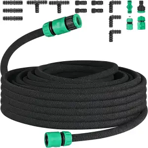 Tropfschlauch Set, Garten Tropfschläuche, Perlschlauch für Tropfbewässerung, Gum