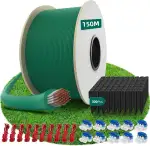 150M Universal Begrenzungskabel für Mähroboter + 300 Erdnägel + 10 Mähroboter Kabelverbinder + 10 Anschlussklemmen, HAUSPROFI Begrenzungskabel Mähroboter, Mähroboter Kabel für Alle Mähroboter