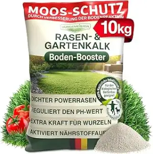 Rasenkalk 10 kg – hochwertiger Rasen- & Gartenkalk zur pH-Optimierung und Bodenverbesserung – verbes