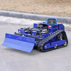 Mähroboter-Rasenmäher für Raupen, ferngesteuert, 4 × 4, Hybrid, Benzin-Elektro, Schnitt 21,6 Zoll...