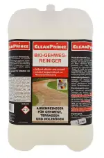 CleanPrince Bio Gehweg Reiniger 2 Liter Konzentrat Außenreiniger | Selbsttätige Wirkungsweise