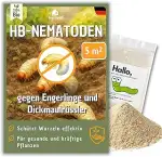 HB-Nematoden gegen Dickmaulrüssler & Engerlinge – für 5m² Fläche – zum einfachen gießen – 100% Bi...