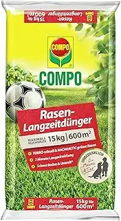 COMPO Rasendünger mit 3 Monaten Langzeitwirkung für Frühjahr und Sommer - tierfr