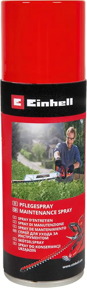 Original Einhell Pflegespray für Messer und Klingen der Gartengeräte (200 ml Inh