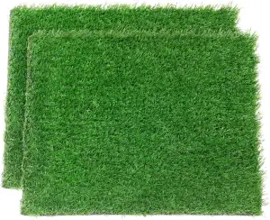 2 Stück Kunstrasen Hundeklo Balkon Hundetoilette Ersetzen Rasen Welpentoilette W