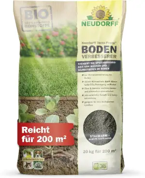 Neudorff Terra Preta BodenVerbesserer 20 kg für 200 m² - Bodenaktivator für Pfla