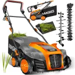 MASKO® Elektro 2in1 Vertikutierer Rasenlüfter 1800W 40cm Arbeitsbreite 55L Fangkorb mit Lüfterwal...