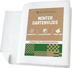 GardenGloss Gartenvlies Wintervlies Für Pflanzen Frostschutz-Vlies Pflanzen Wint