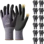 toolant Arbeitshandschuhe aus Nitril mit MicroFoam-Beschichtung, atmungsaktives Nylon, rutschfest...