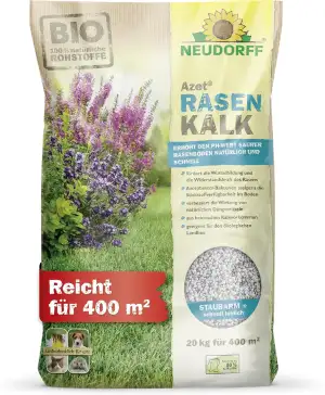 Neudorff Azet RasenKalk – Bio Rasenkalk erhöht den pH-Wert saurer Rasenböden sch