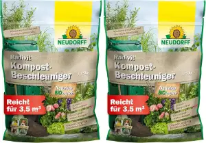 Neudorff Radivit Kompost-Beschleuniger – Bio Schnellkomposter zersetzt Kompostab