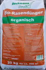 Beckmann Bio-Rasendünger NPK 9+3+6 organisch 20 Kg
