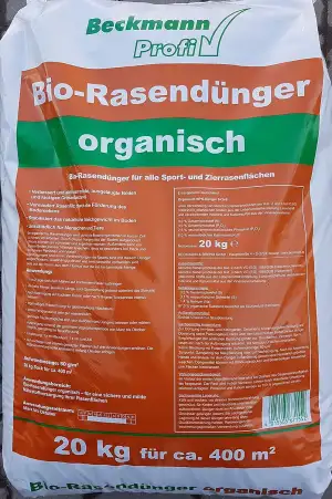Beckmann Bio-Rasendünger NPK 9+3+6 organisch 20 Kg