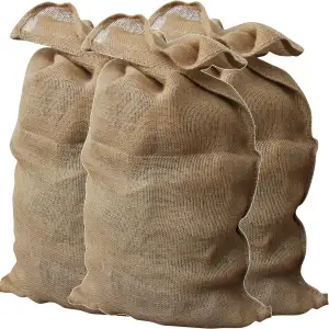 GardenMate 3X Jutesack Premium 135 cm x 65 cm aus 340gsm Jute
