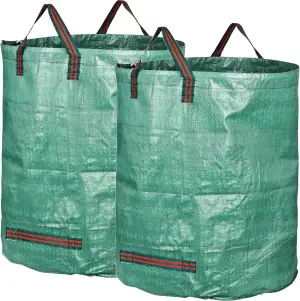 GardenMate 2X 500L Gartensack Professional mit doppeltem Boden - Laubsack Garten