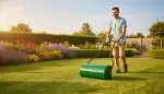 Rasenwalze einsetzen: Für ebenes Grün