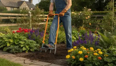 Vielseitiger Grabegabel Einsatz im Garten