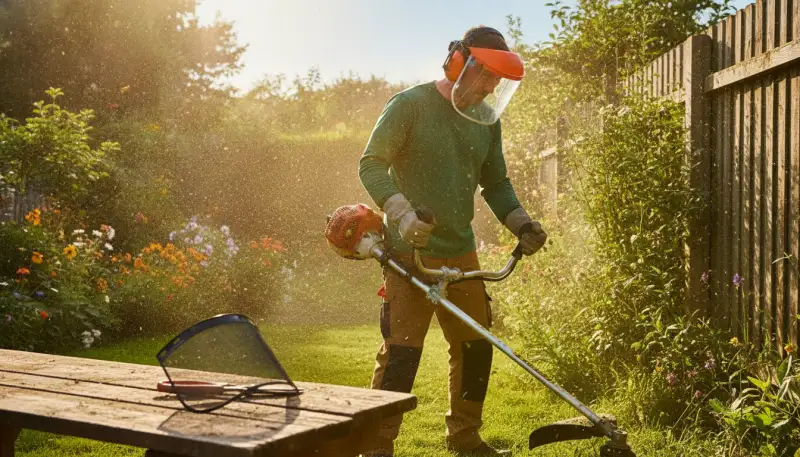 Der GUARDLEAD Gesichtsschutz: Ihr unverzichtbarer Partner für sicheres Arbeiten in Garten und Werkstatt