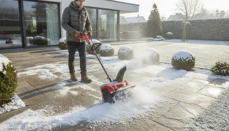 Effizienz im Winterdienst: Die 3500W Elektro Schneefräse – Ihr Helfer gegen Schneemassen