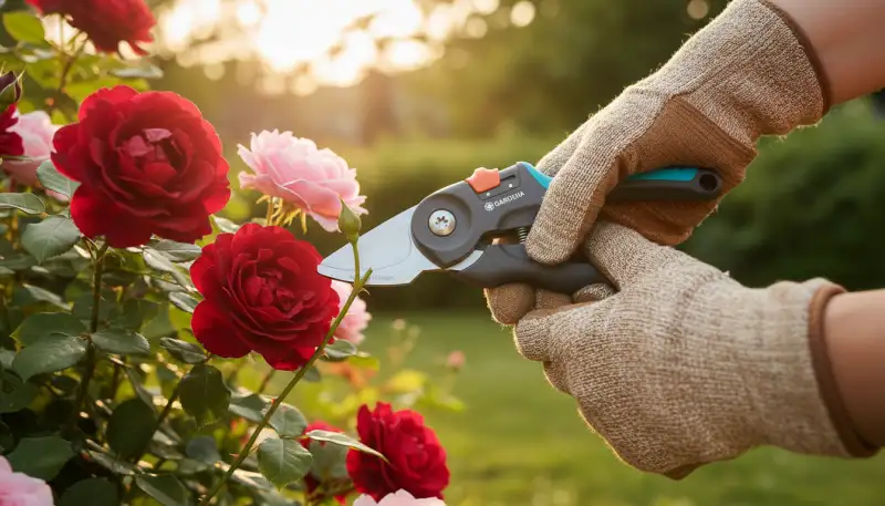 Gartenschere schärfen und pflegen